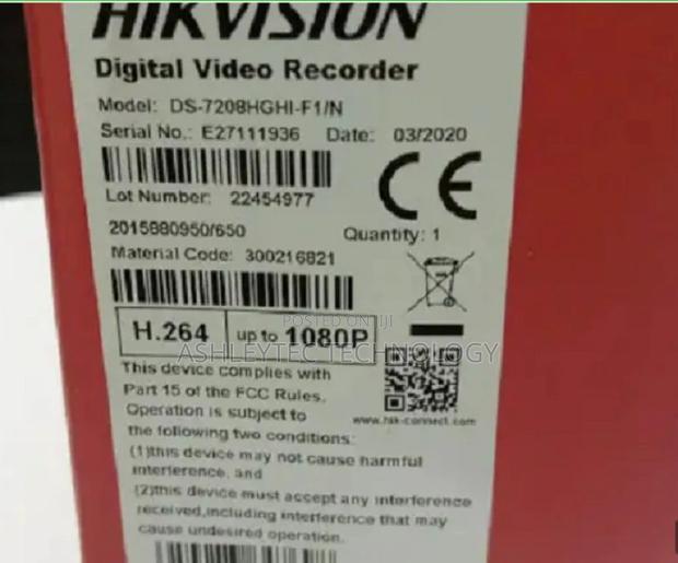 Hikvision 8 Channel Dvr 720p - main view