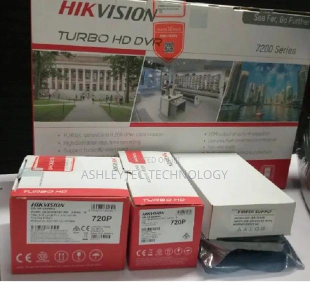 Four CCTV Camera Complete Cameras Sale and Installation - main view