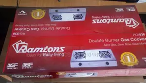 Ramtons Rg/538 Double Burner Gas Stainless Cooker