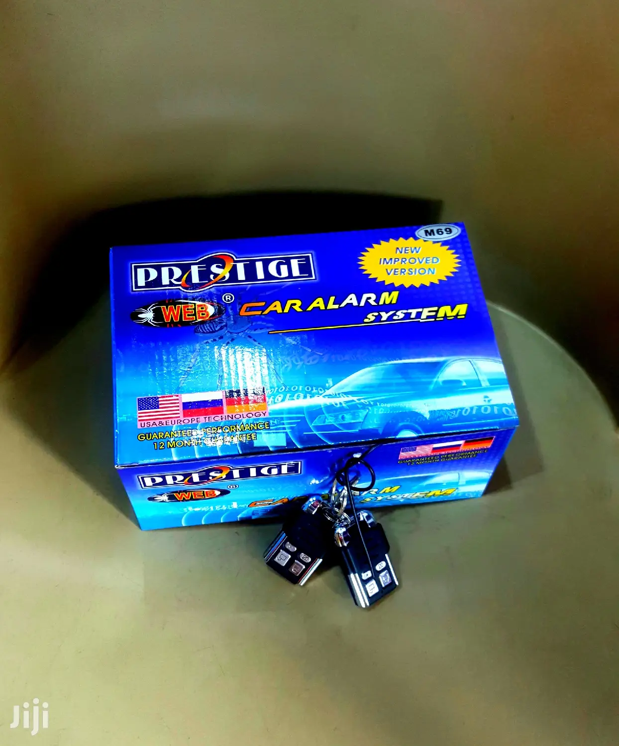 New Web Prestige Car Alarm With Cut Off, Free Installation