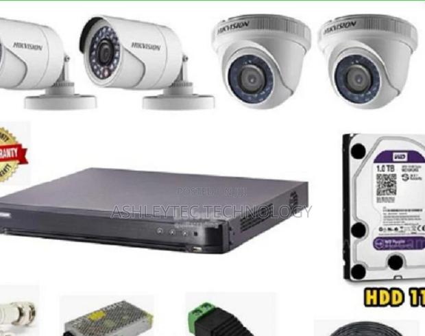 Four 4 Cctv Camera Full Set Sale - main view