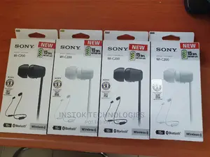 Sony WI-C200 Wireless In-ear Headset/Headphones With Mic For
