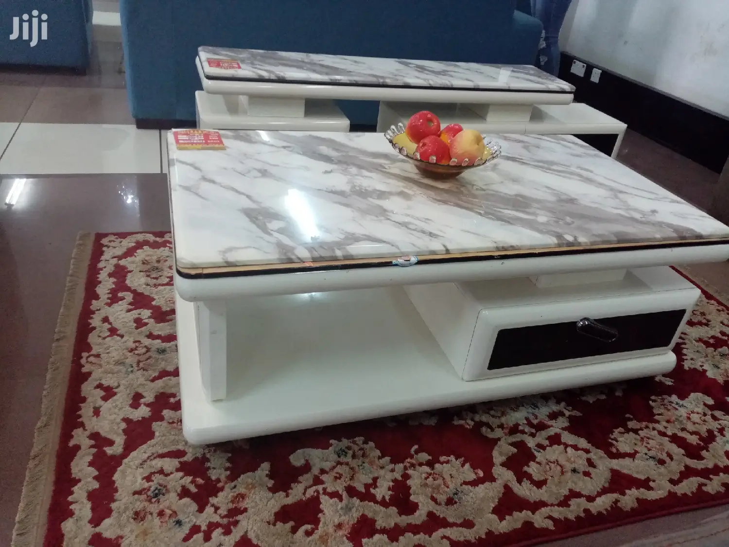 Pure Marble Matching Coffee Table Plus TV Stand
