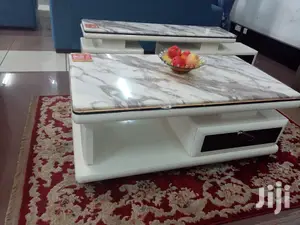 Pure Marble Matching Coffee Table Plus TV Stand