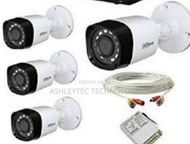 Four Hikvision 4 Channel DVR 1 CCTV Camera Kit - main view