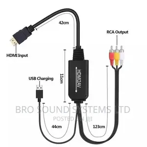 HDMI To Rca Or AV Adapter / Converter