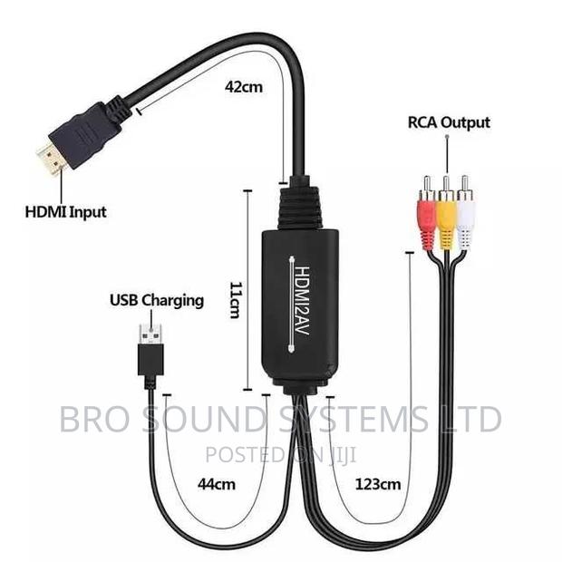 HDMI To Rca Or AV Adapter / Converter - thumbnail 2