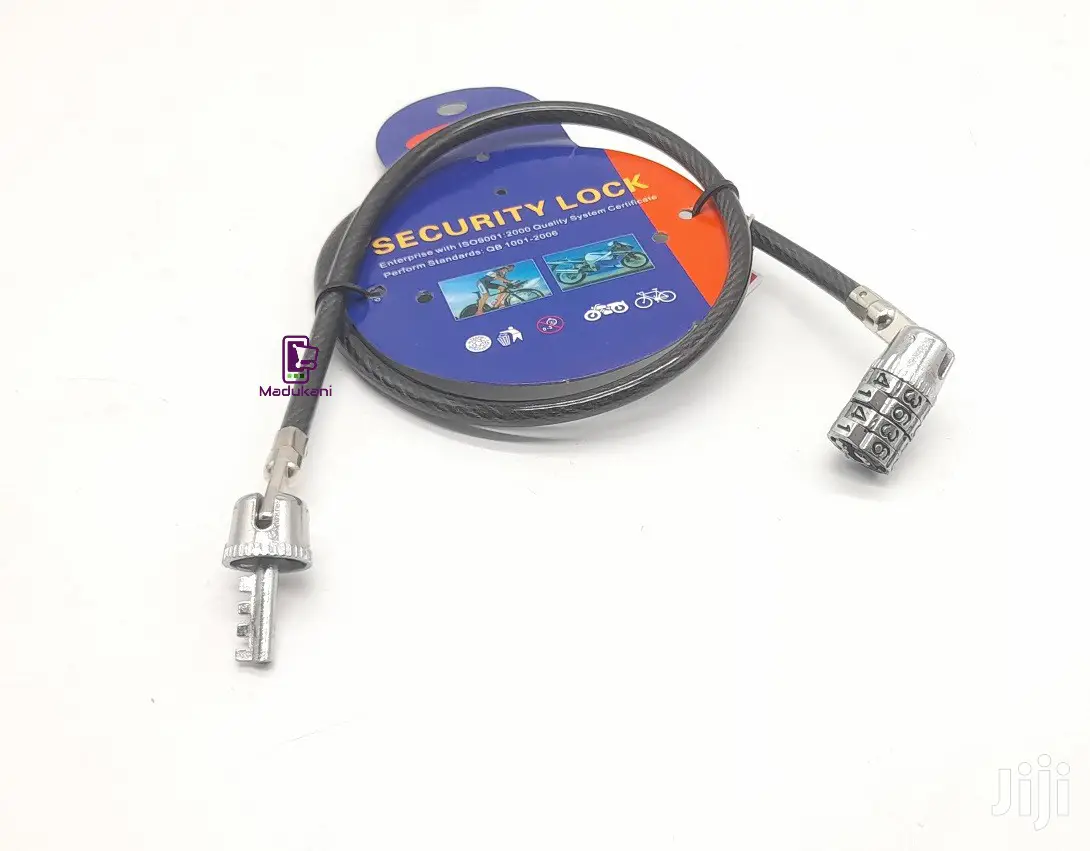 4 Digit Code Combination Cable Security Bike Lock