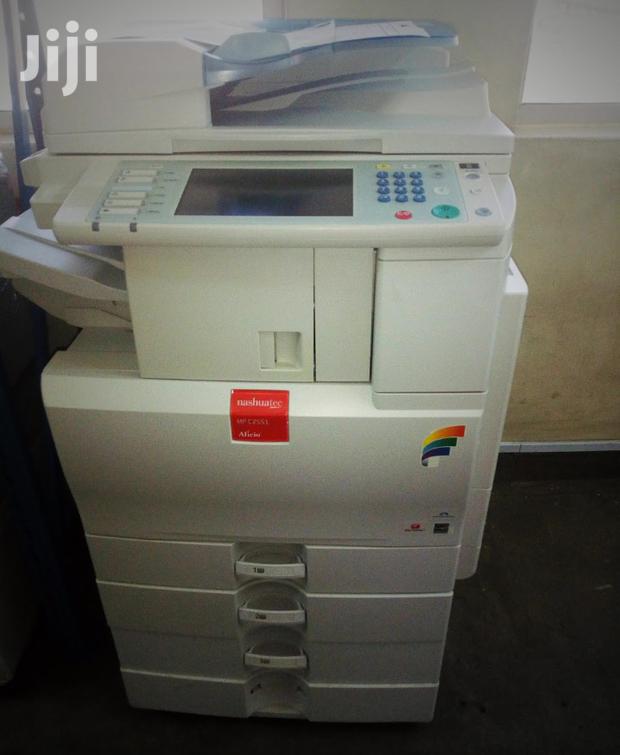 Colored Ricoh Aficio Mp C 2551 Photocopier Machine