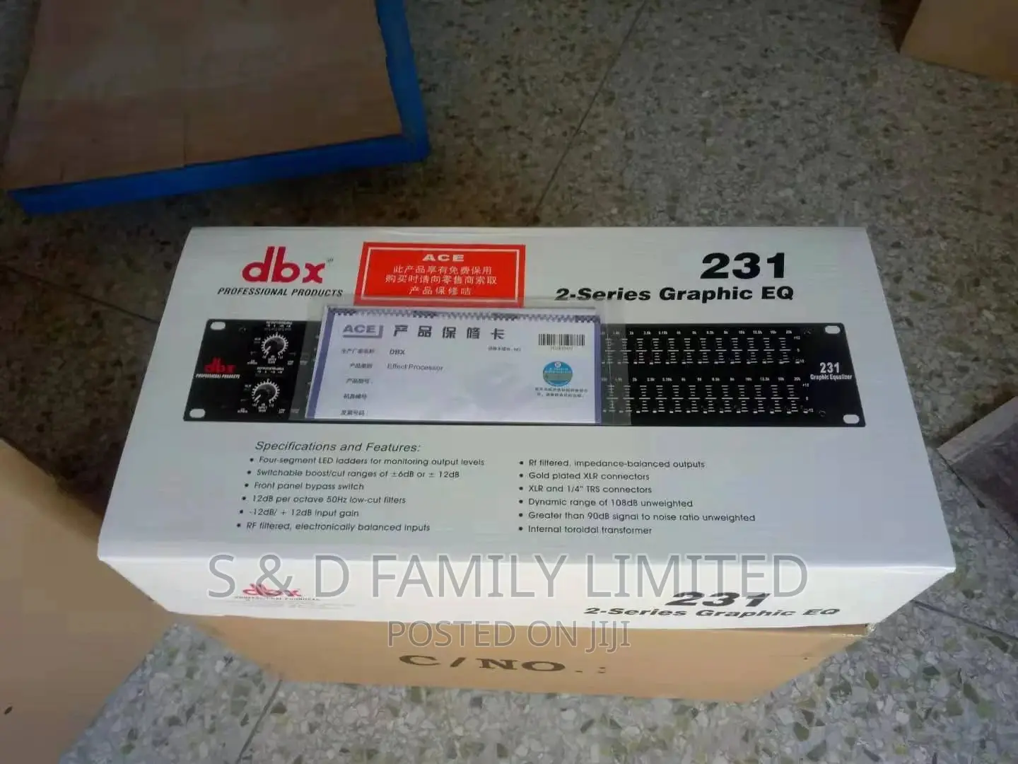 Dbx 231 Graphic Equilizer