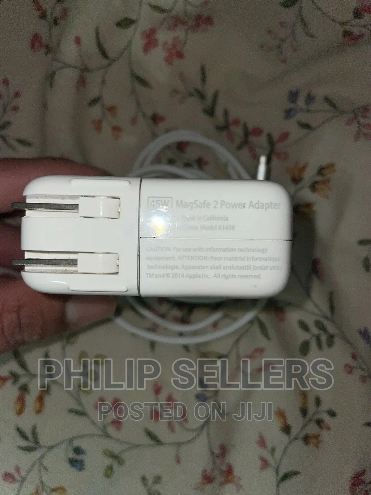 Apple Magsafe 2 45W Power Adapter for Macbook Air Model A143