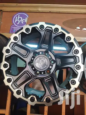 Black Rhino Rims Size 17 Inch 6 Holes for Pick Ups Prado 