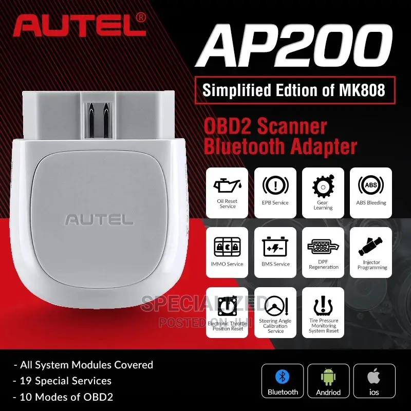 Autel Ap200 Bluetooth OBD-2 Diagnosis VCI Module