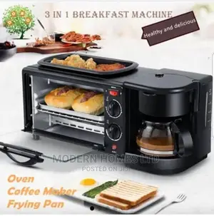 3 in 1 Breakfast Maker Automatic Multifunctional Machine