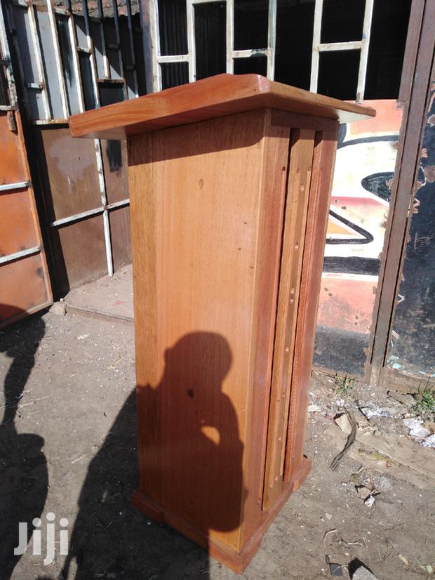 Church Pulpit/Podium-Executive Mahogany Designer Pulpit