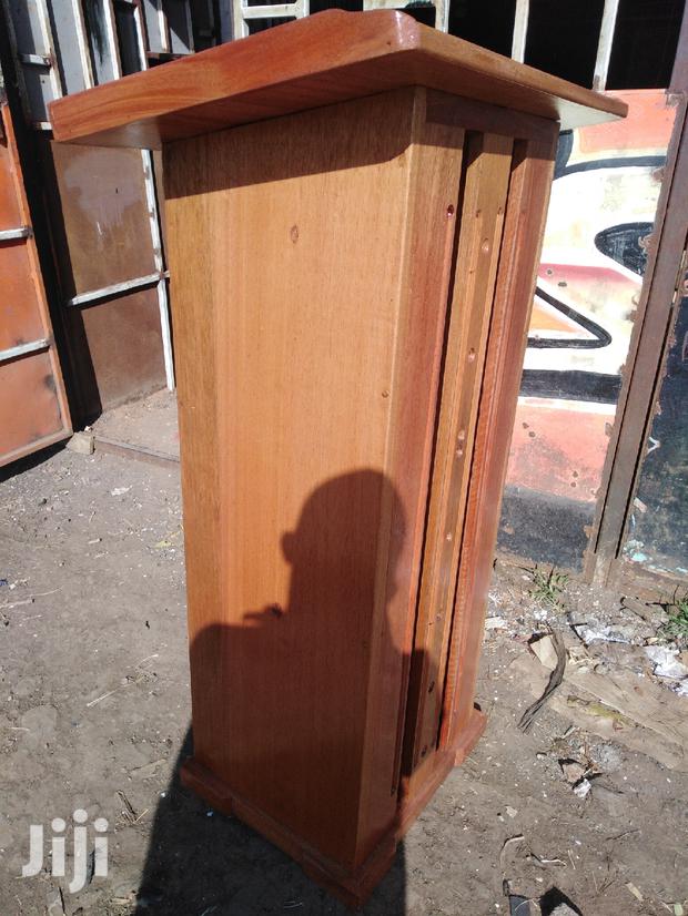 Church Pulpit/Podium-Executive Mahogany Designer Pulpit - thumbnail 2