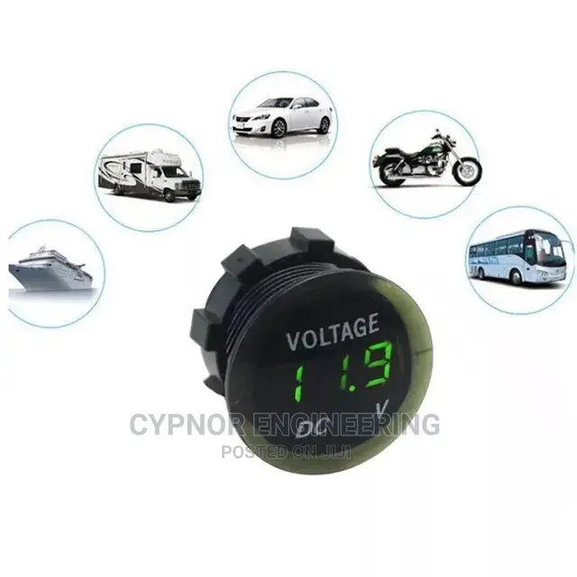 Voltage Meter With 2 Fast Chargers