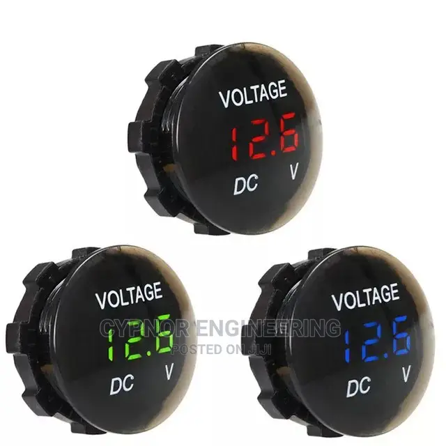 Voltage Meter With 2 Fast Chargers