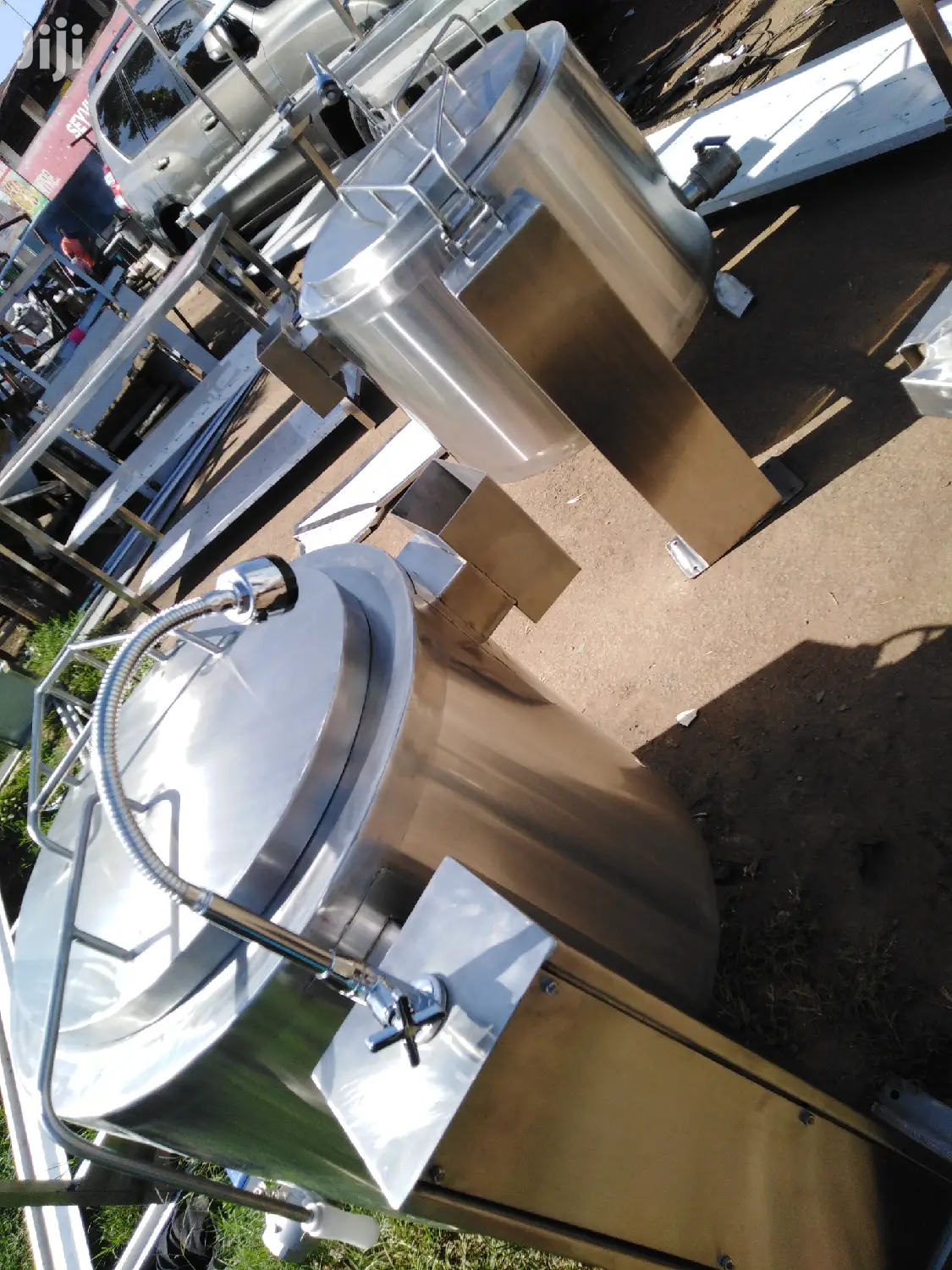 Gas Tilting Stainless Steel Boiler Jiko-All Sizes