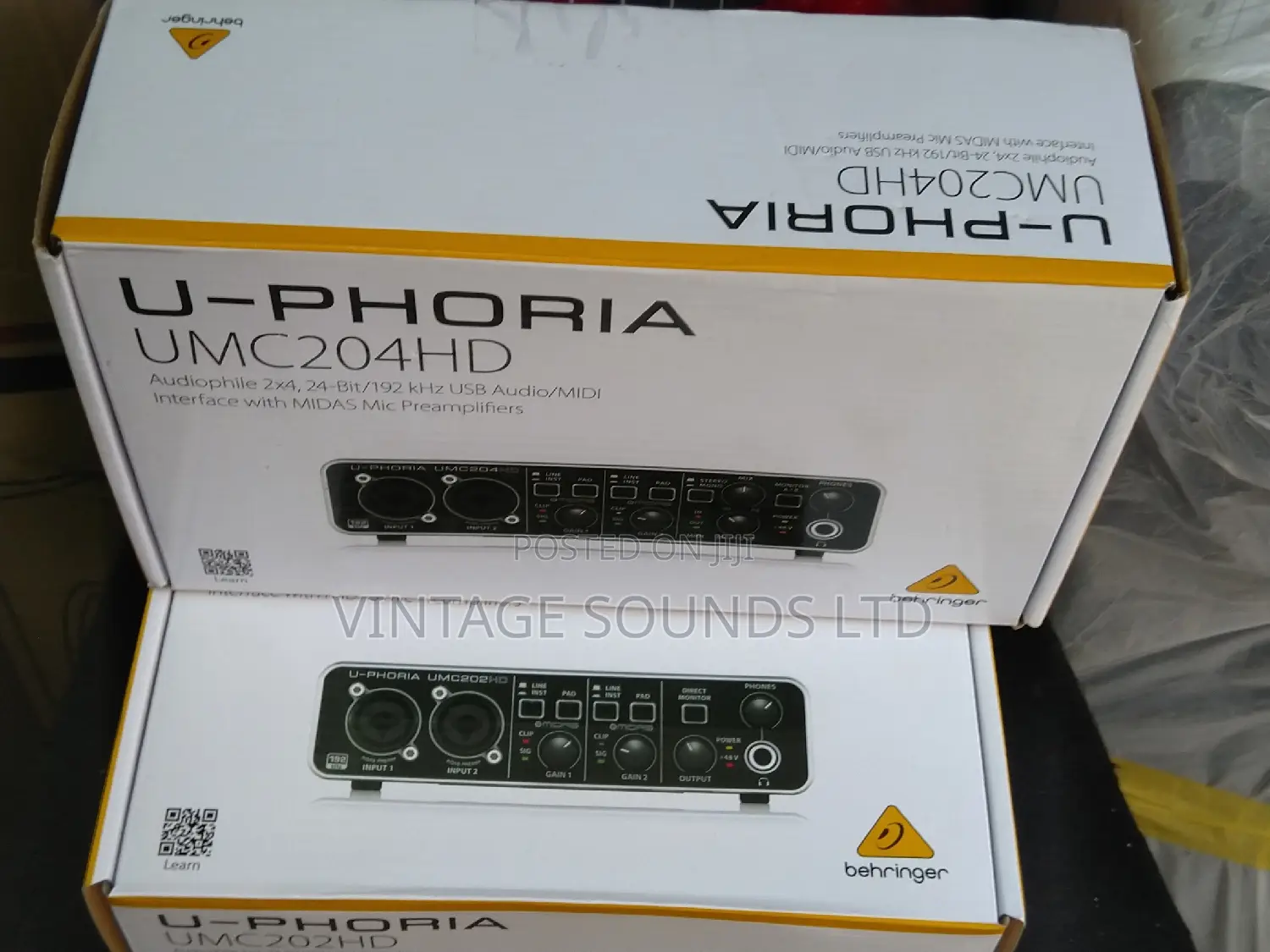 Behringer USB Audio Interface Sound Card Umc 204