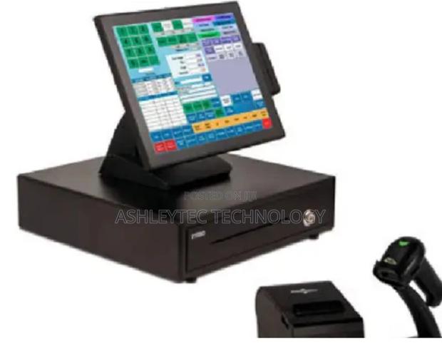 A Complete Pos With Touch Screen Monitor and Software - main view
