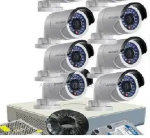 Hikvision 8 Full Camera Packcctv Kit With 500gb HDD