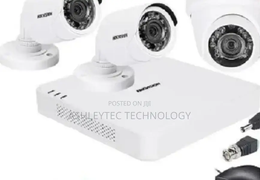 Six 6 CCTV Camera Complete Cameras