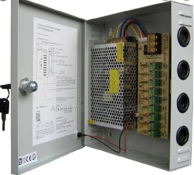 Hik Vision 12v 20 Amperes Power Supply Closed With Fuse