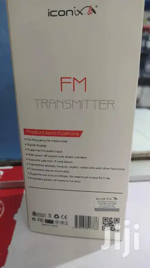 FM TRANSMITTER Iconix IC-CM 2026 Full Frequency -Hands Free