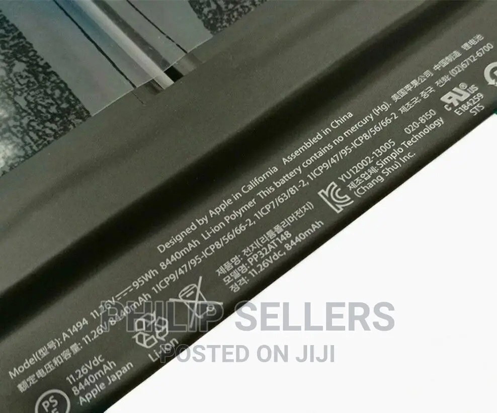 NEW OEM Original Apple Macbook Pro 15" A1494 Battery Retina