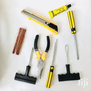 12v Double Tyre Compressor With Tyre Puncture Repair Kit
