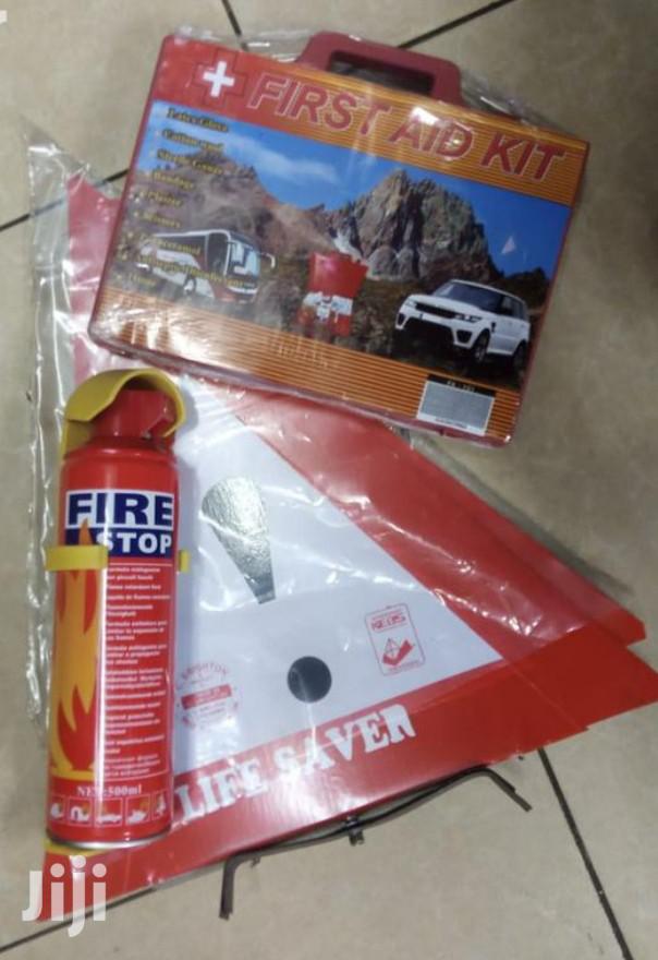 2 Lifesavers,First Aid Box And Fire Extinguisher Safety Kits