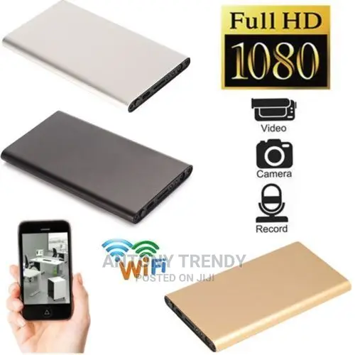 Spy Camera Power Bank With Wifi 1080