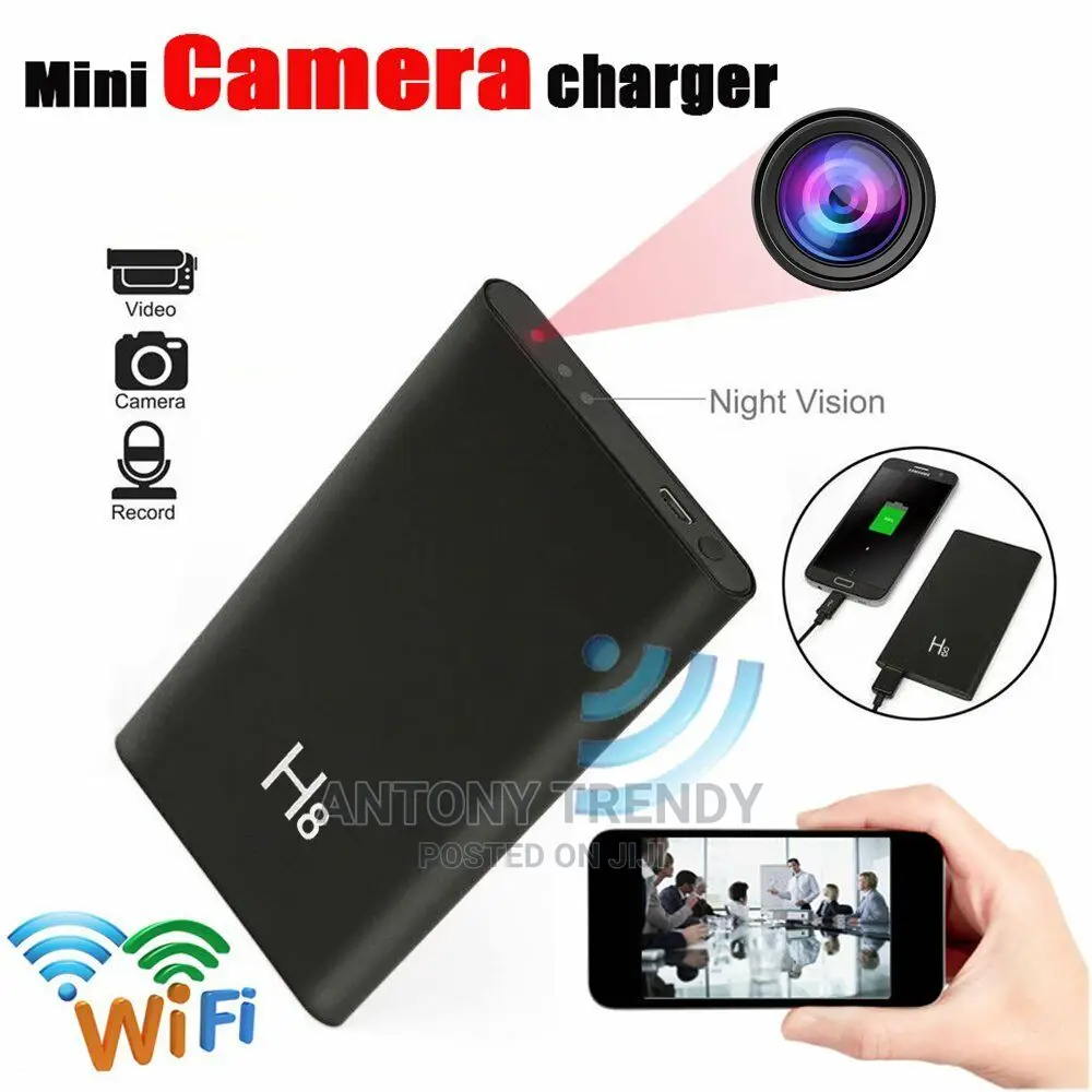 Spy Camera Power Bank With Wifi 1080