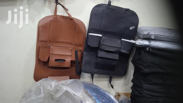 1pc Leather Back Seat Organizers