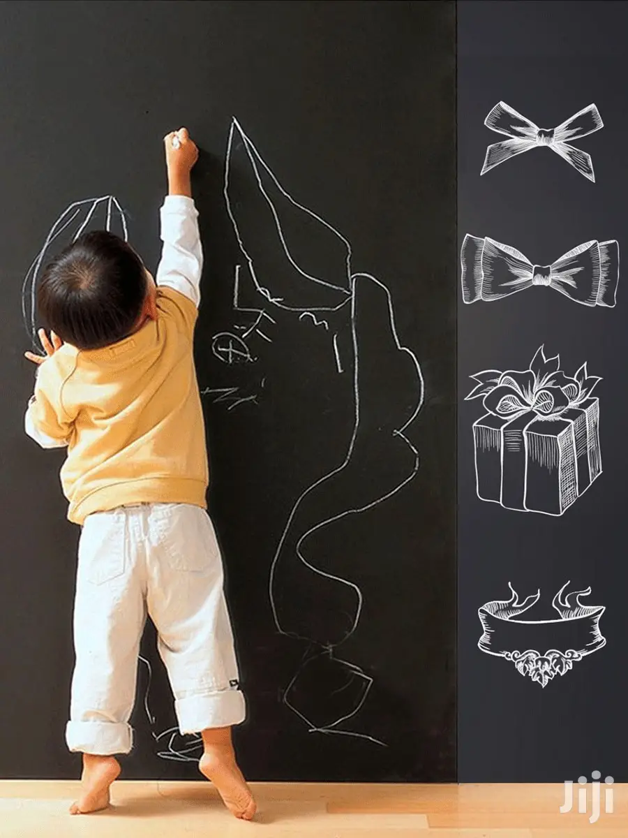 Kids Blackboard Chalkboard Removable Wall Sticker Erasable