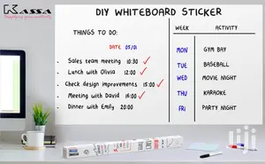 Whiteboard Removable Erasable Wall Sticker Self-Adhesive