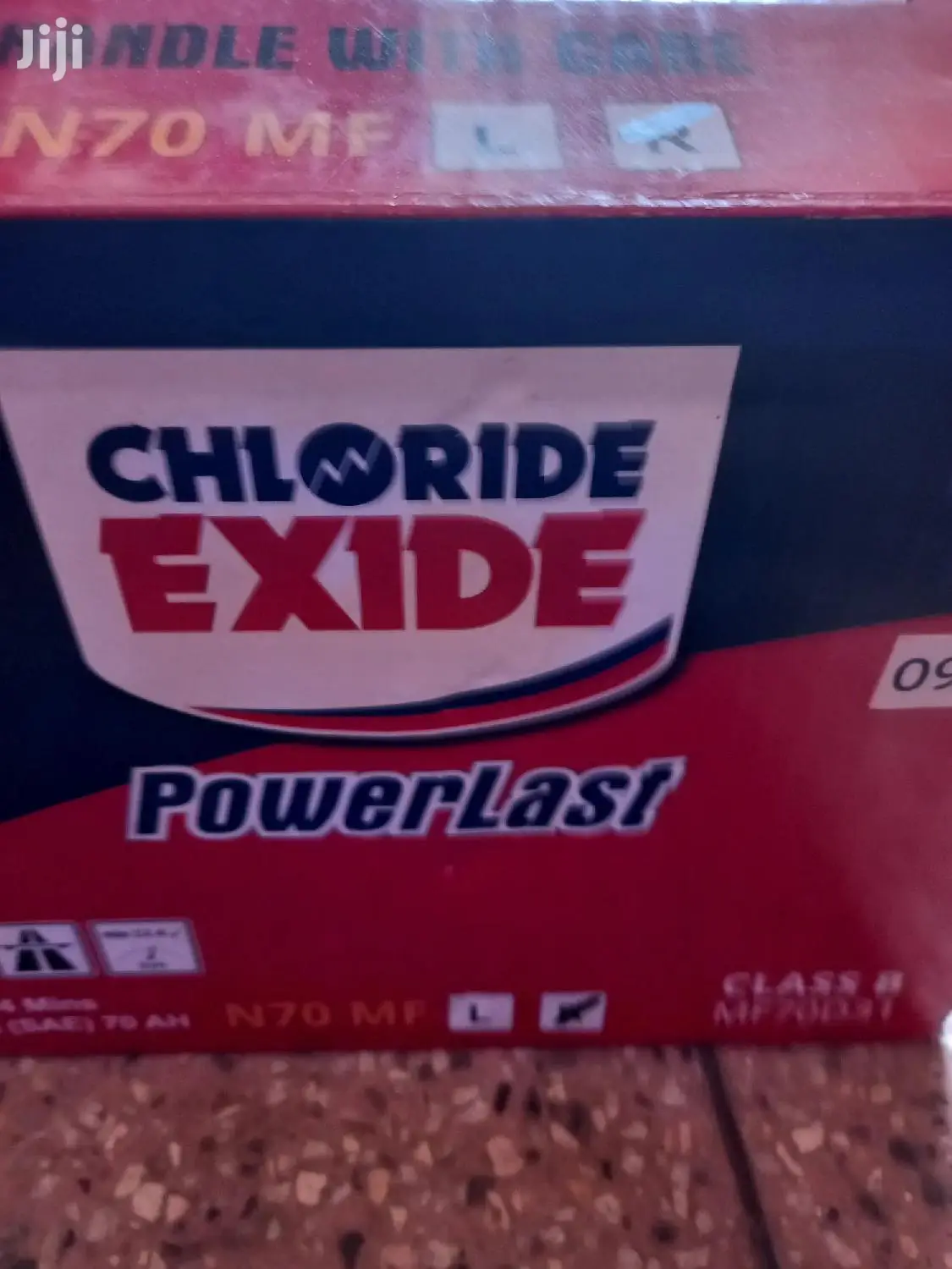 Authorized Dealer for Chloride Exide Battery Powerlast N70.