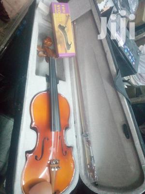 Mapple Leaf Wooden Violin - main view