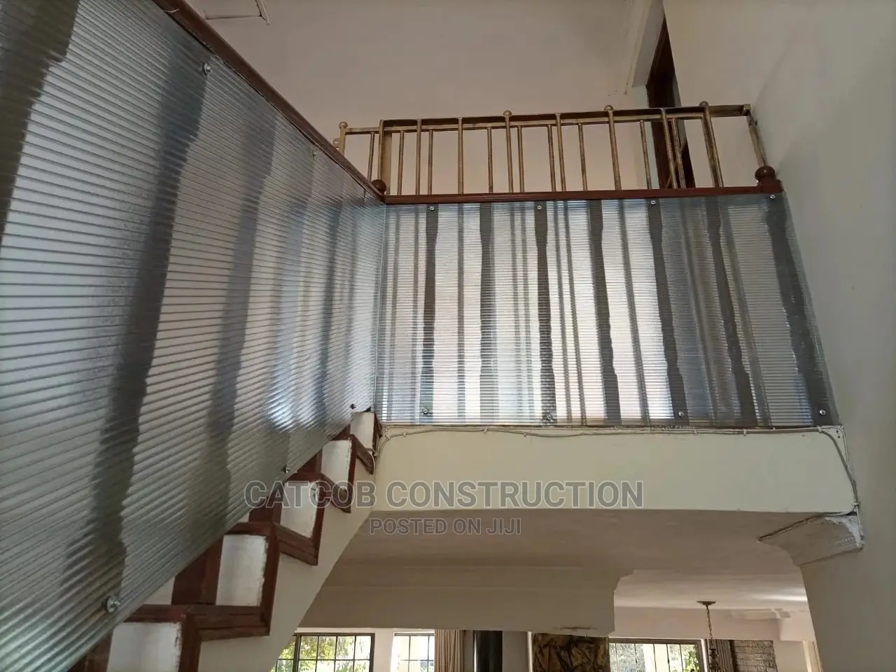 Staircase Shield, Polycarbonate Sheet