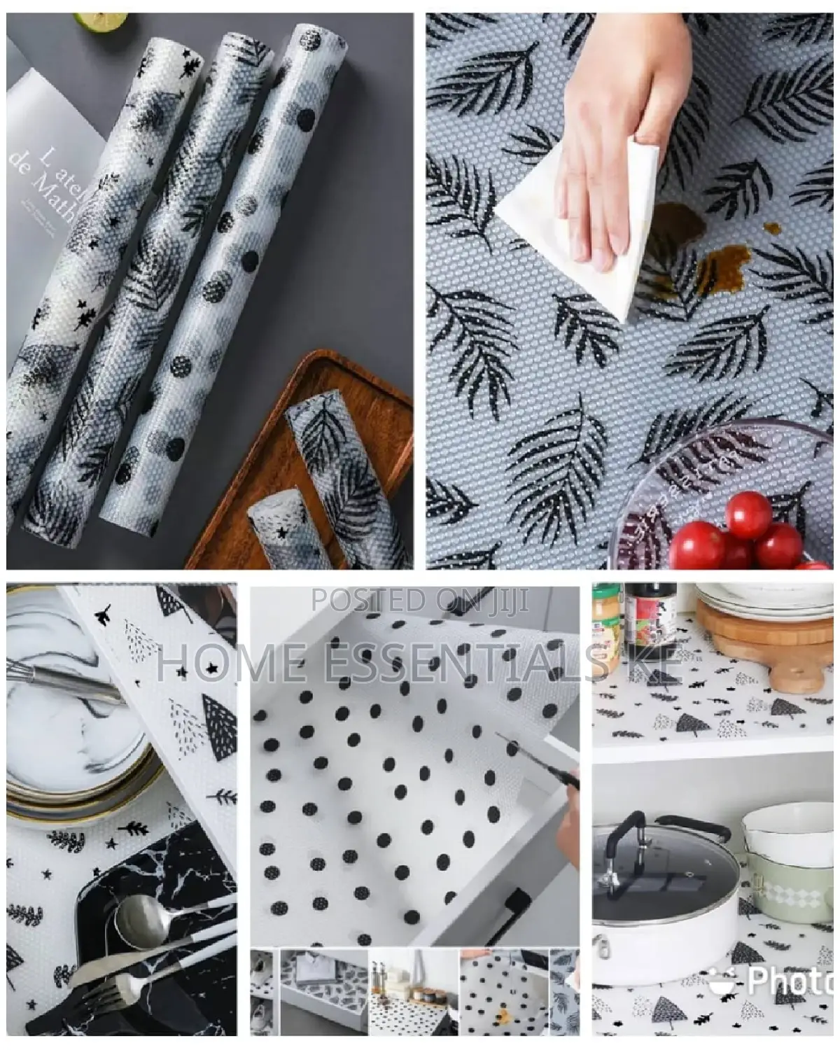 Black Shelf/Multipurpose Drawer Liner