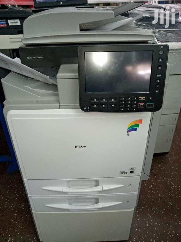 Colored Ricoh Aficio Mp C 300 Photocopier Machine