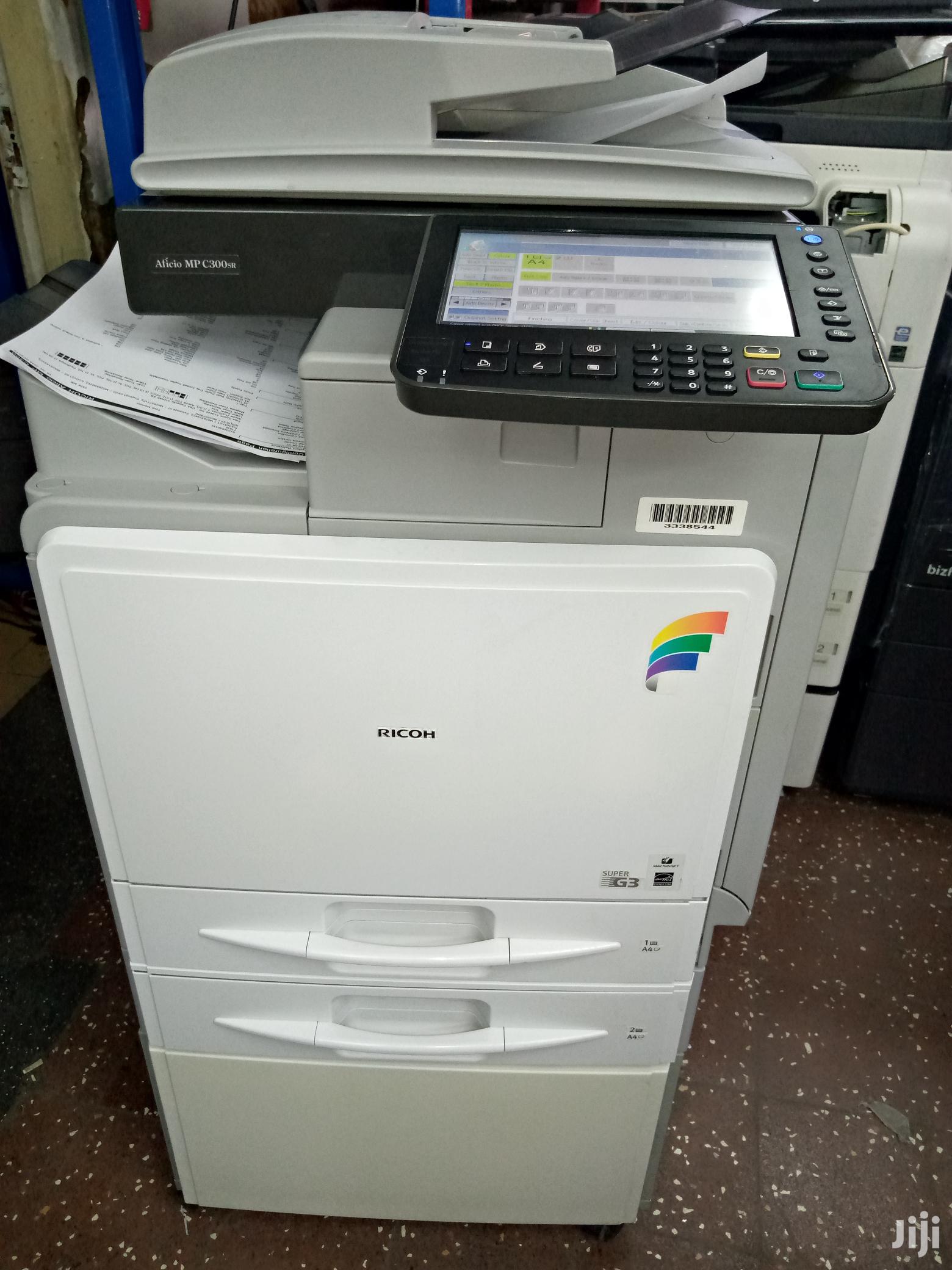 Colored Ricoh Aficio Mp C 300 Photocopier Machine