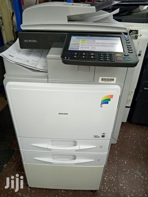 Colored Ricoh Aficio Mp C 300 Photocopier Machine