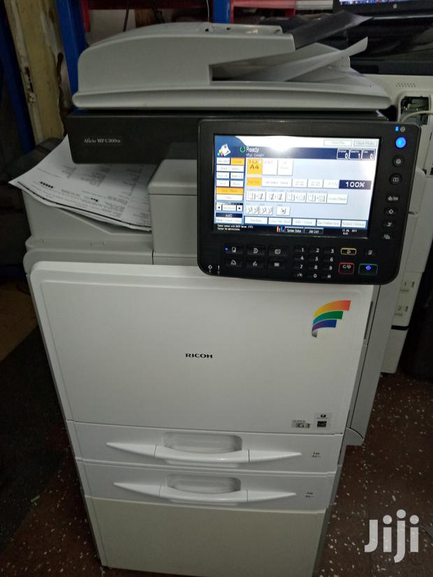 Colored Ricoh Aficio Mp C 300 Photocopier Machine