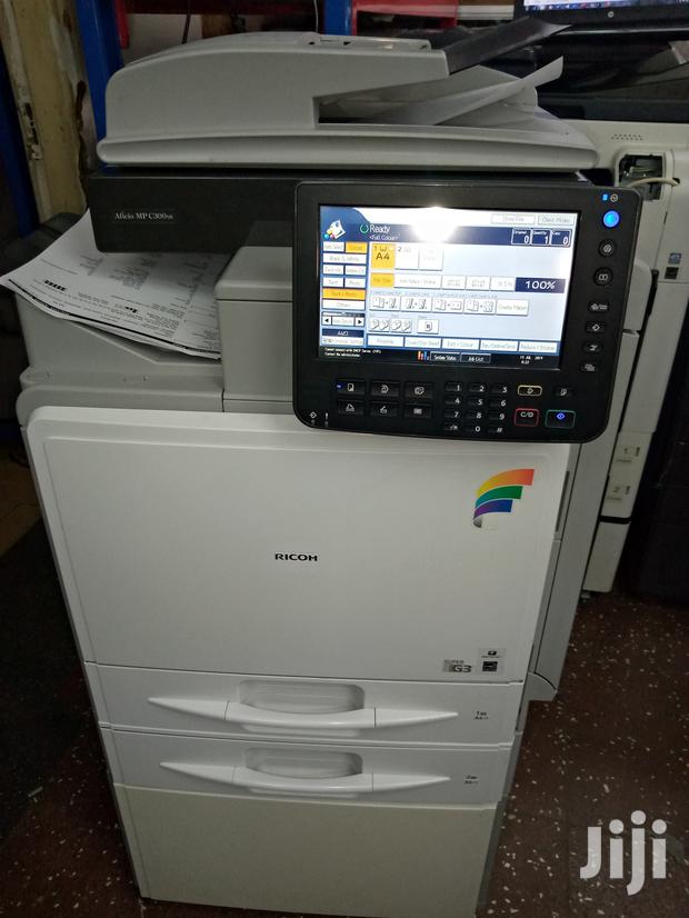 Colored Ricoh Aficio Mp C 300 Photocopier Machine