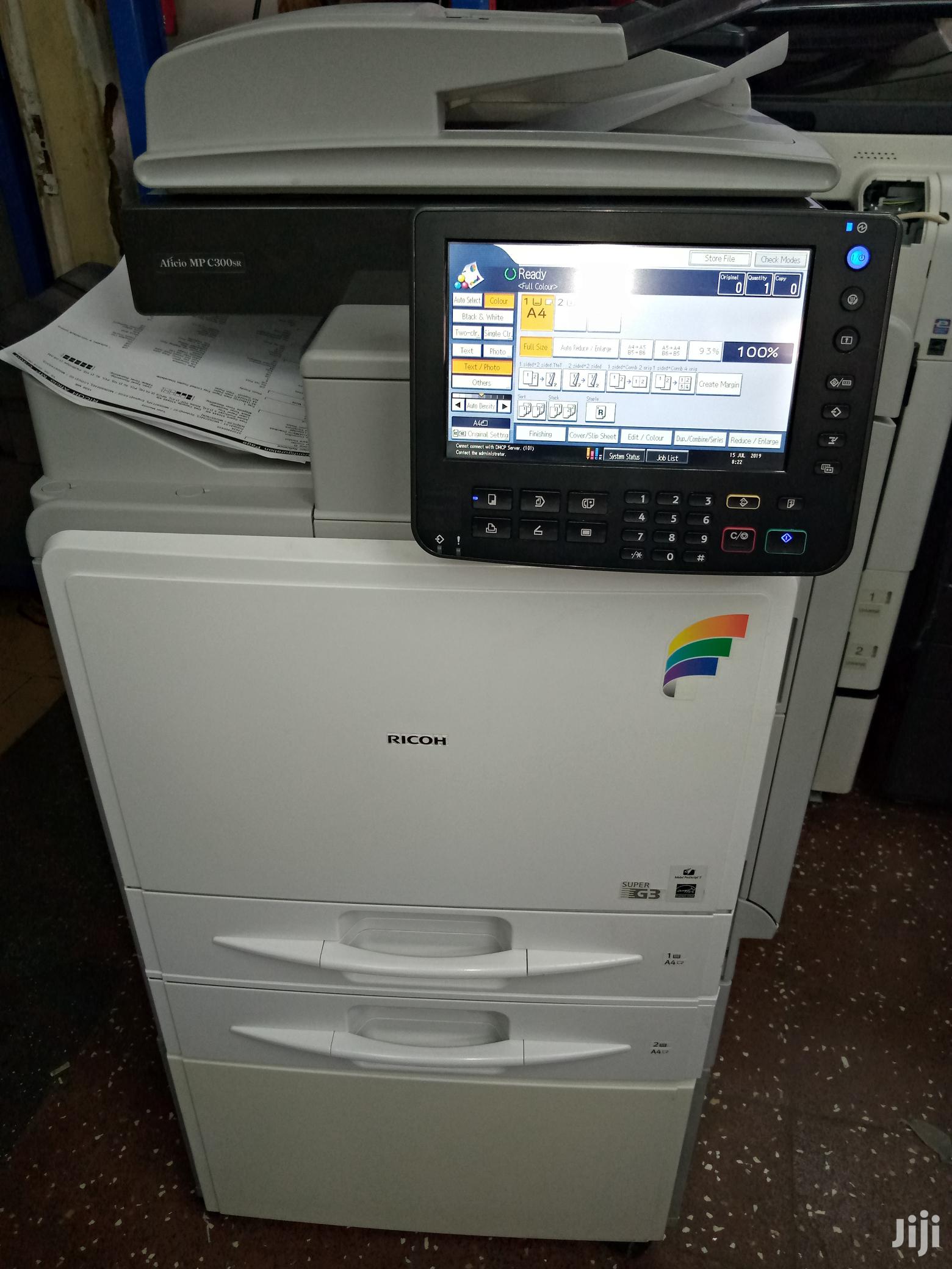 Colored Ricoh Aficio Mp C 300 Photocopier Machine