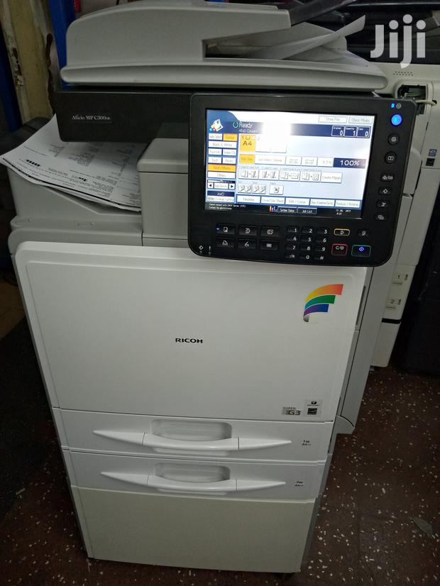 Colored Ricoh Aficio Mp C 300 Photocopier Machine