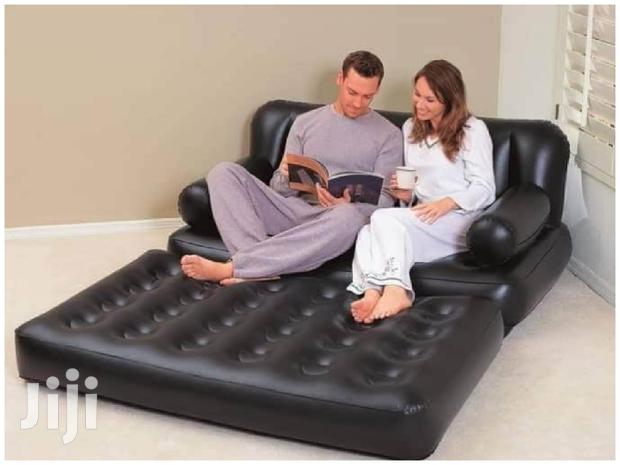 2 Seater Inflatable Pullout Sofa With Electric Pump - main view