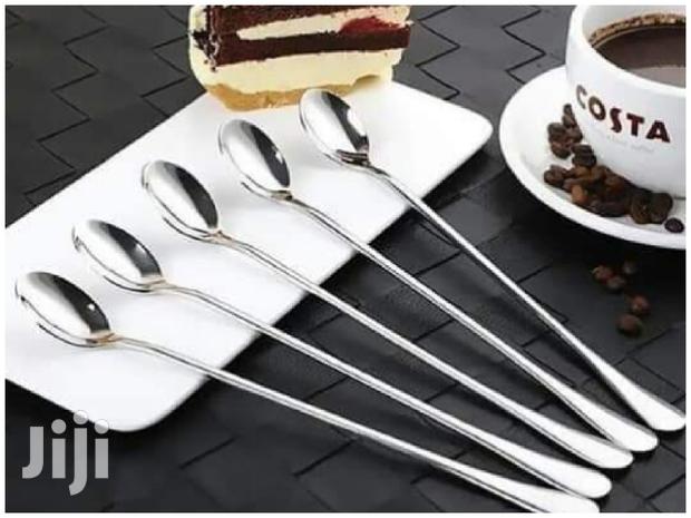 6pcs Long Tea Spoons Set - main view